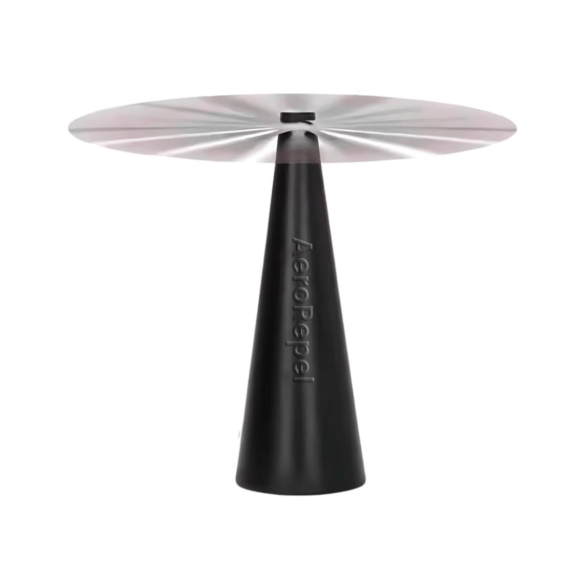 Black AeroRepel device on a white background