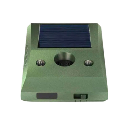 Rabbitblock viewed from below with button and plug
