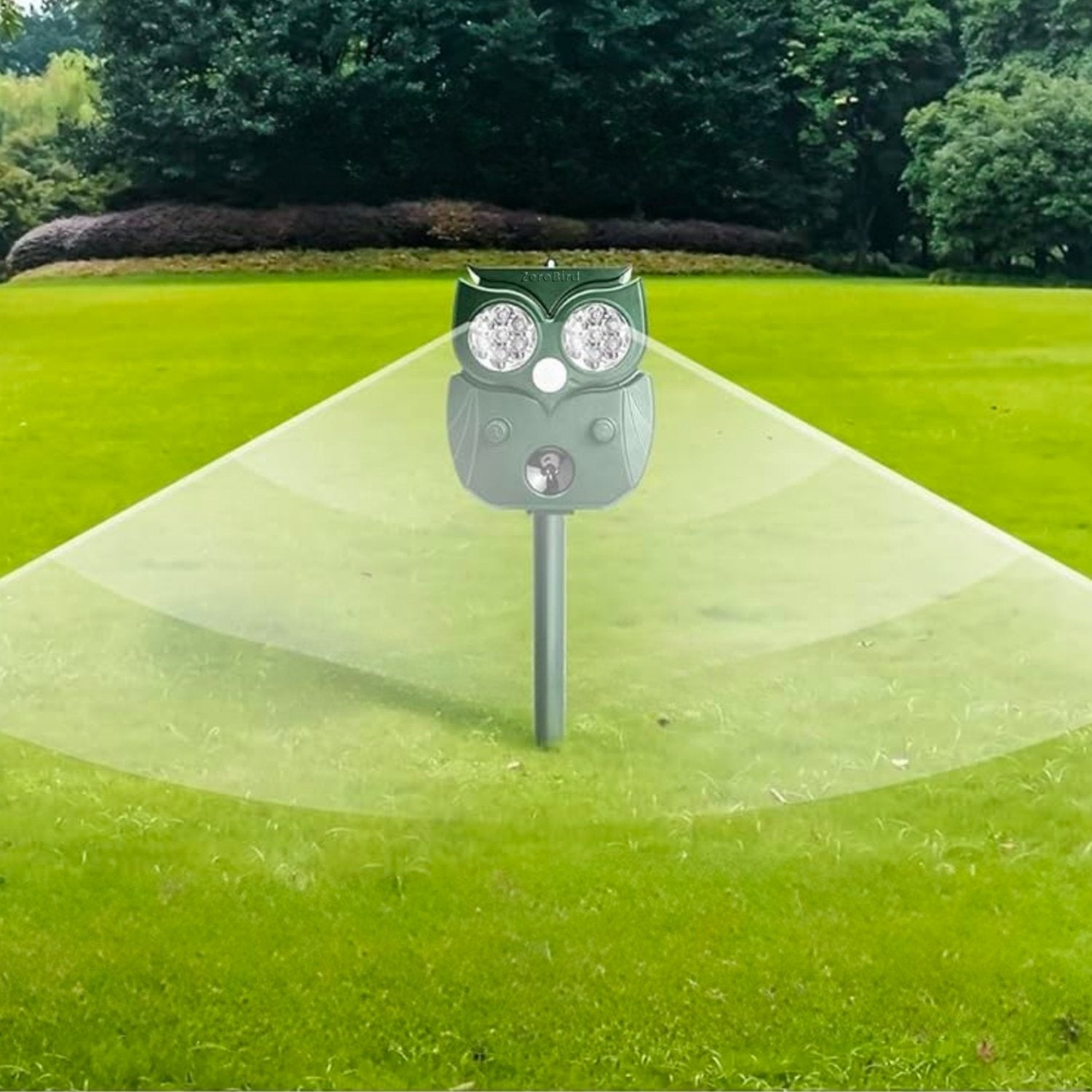 zerobird 110° wide detection angle